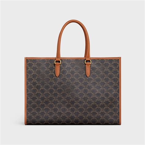 celine canvas cabas|TRIOMPHE CANVAS .